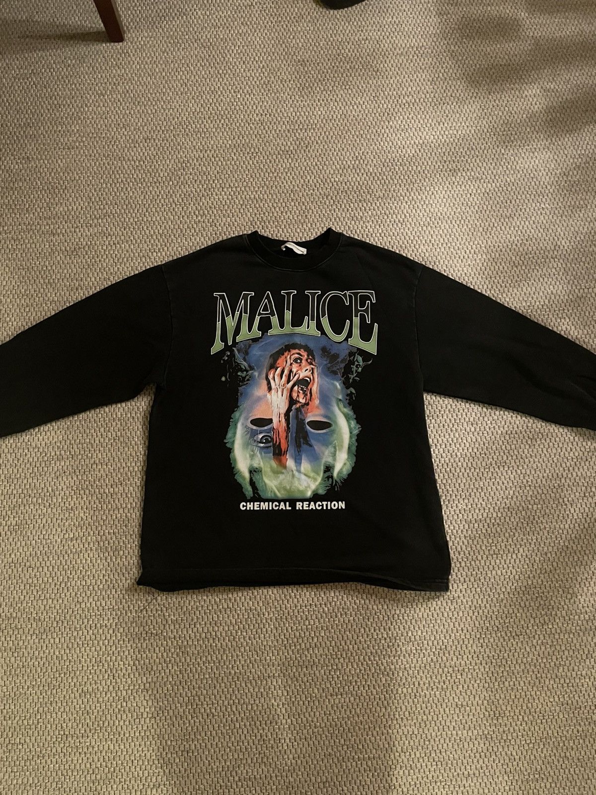 Vintage Unbranded Sweater “Malice” Size US L / EU 52-54 / 3 - 1 Thumbnail