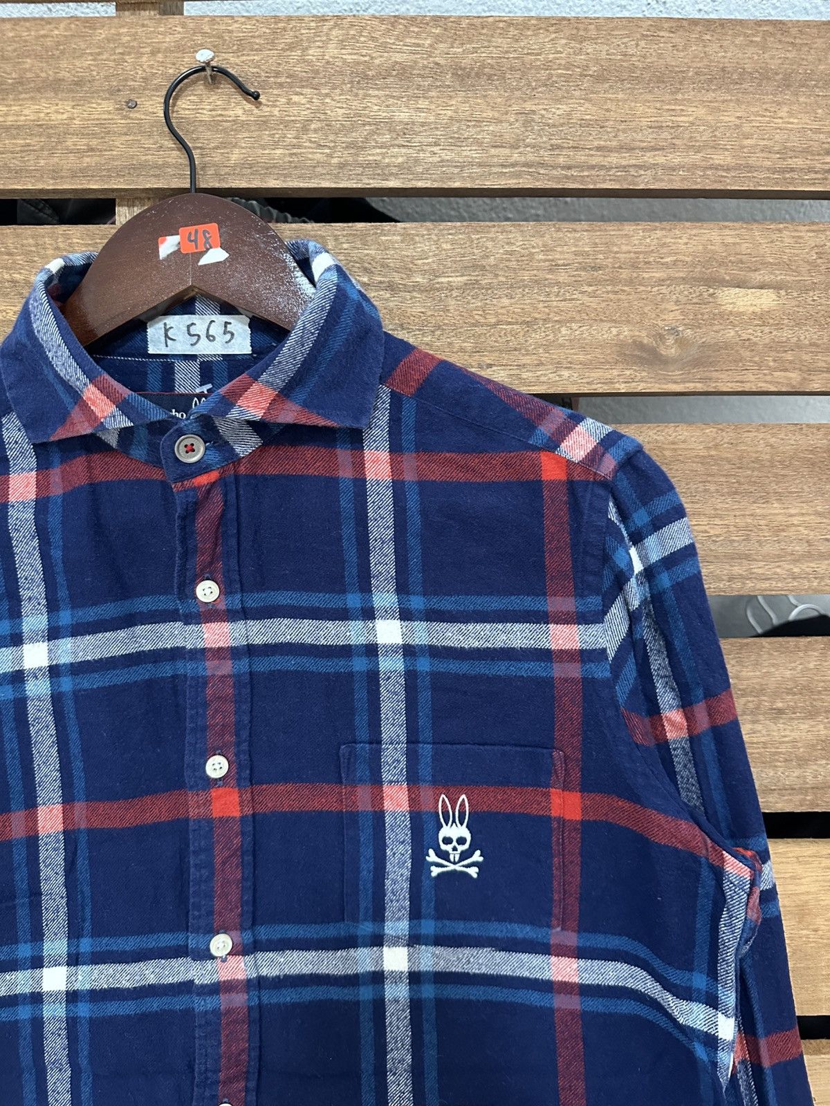 Psycho Bunny Vintage Style Psycho Bunny Plaid Flannel Size US M / EU 48-50 / 2 - 3 Thumbnail