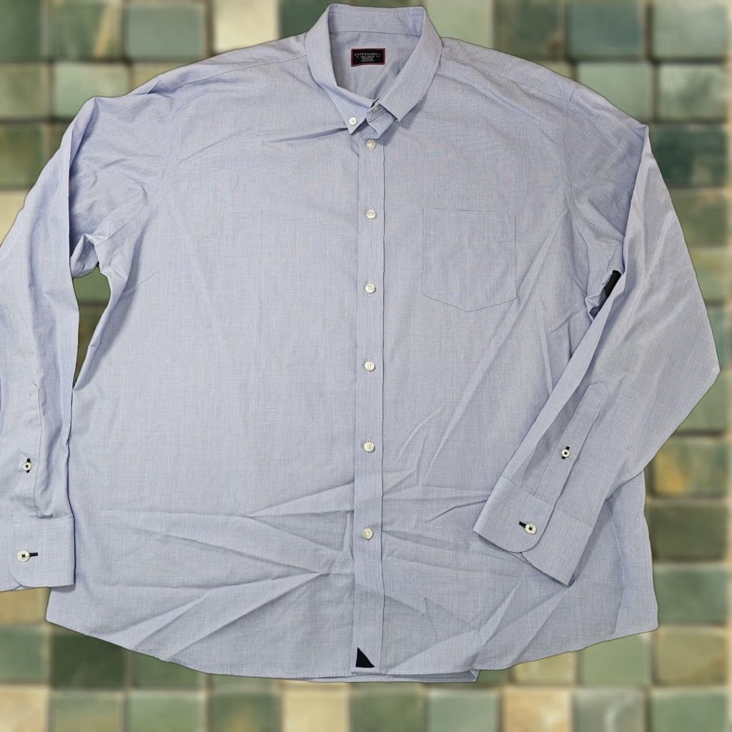 UNTUCKit UNTUCKit Shirt Mens 3XL Blue Wrinkle Free Long Sleeve Button Down Cotton Size US XXL / EU 58 / 5 - 1 Thumbnail