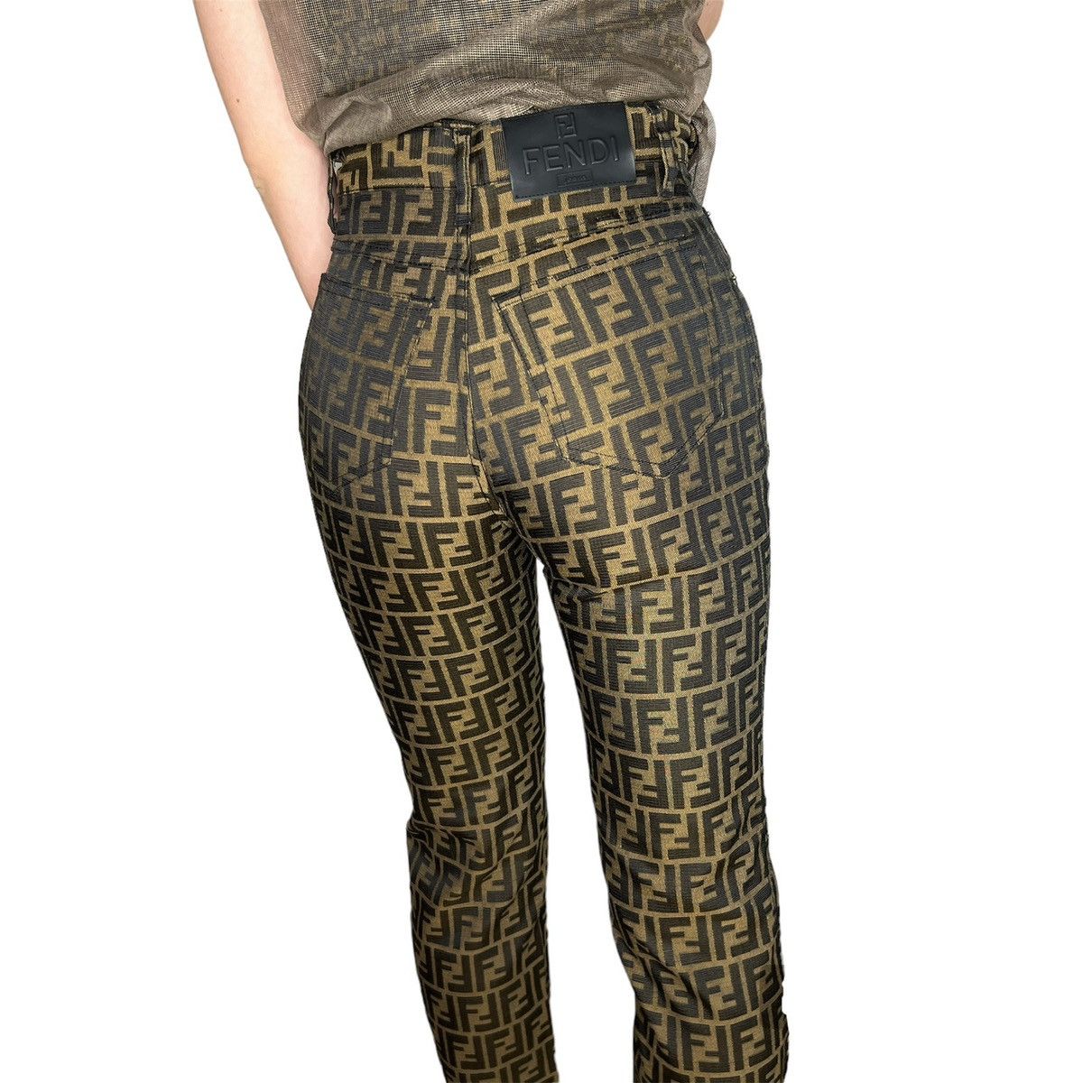 パンツ Vintage FENDI Zucca Pants Denim 27 Vintage FENDI Zucca Pants Denim 27