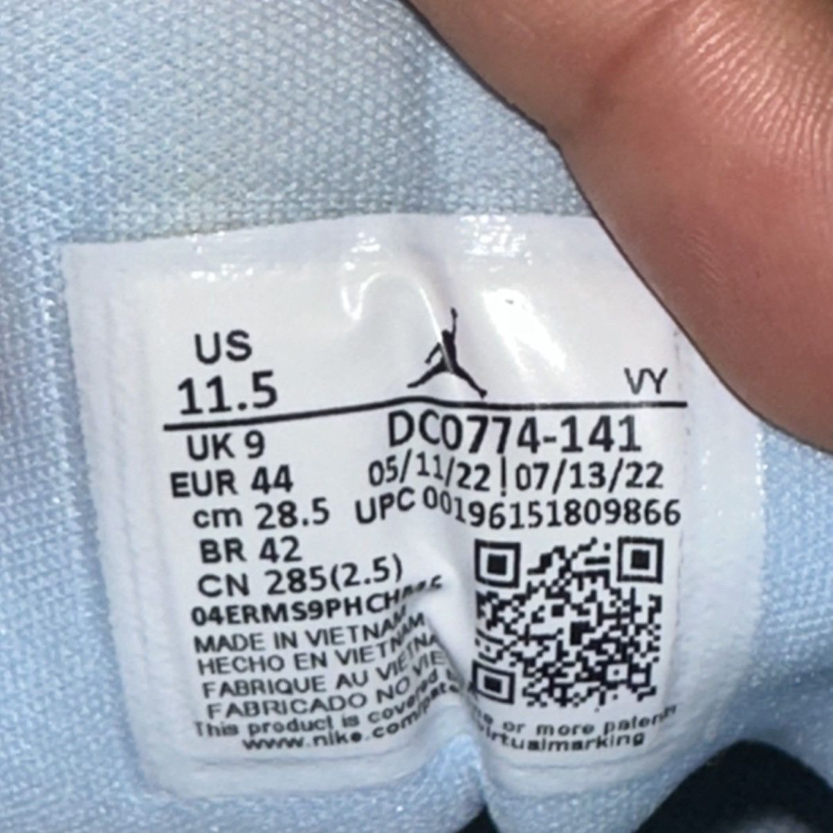 Jordan Brand Size 11.5W (10M) - Nike Retro 1 Low 'White Ice Blue' Size US 11.5 / IT 41.5 - 6 Thumbnail