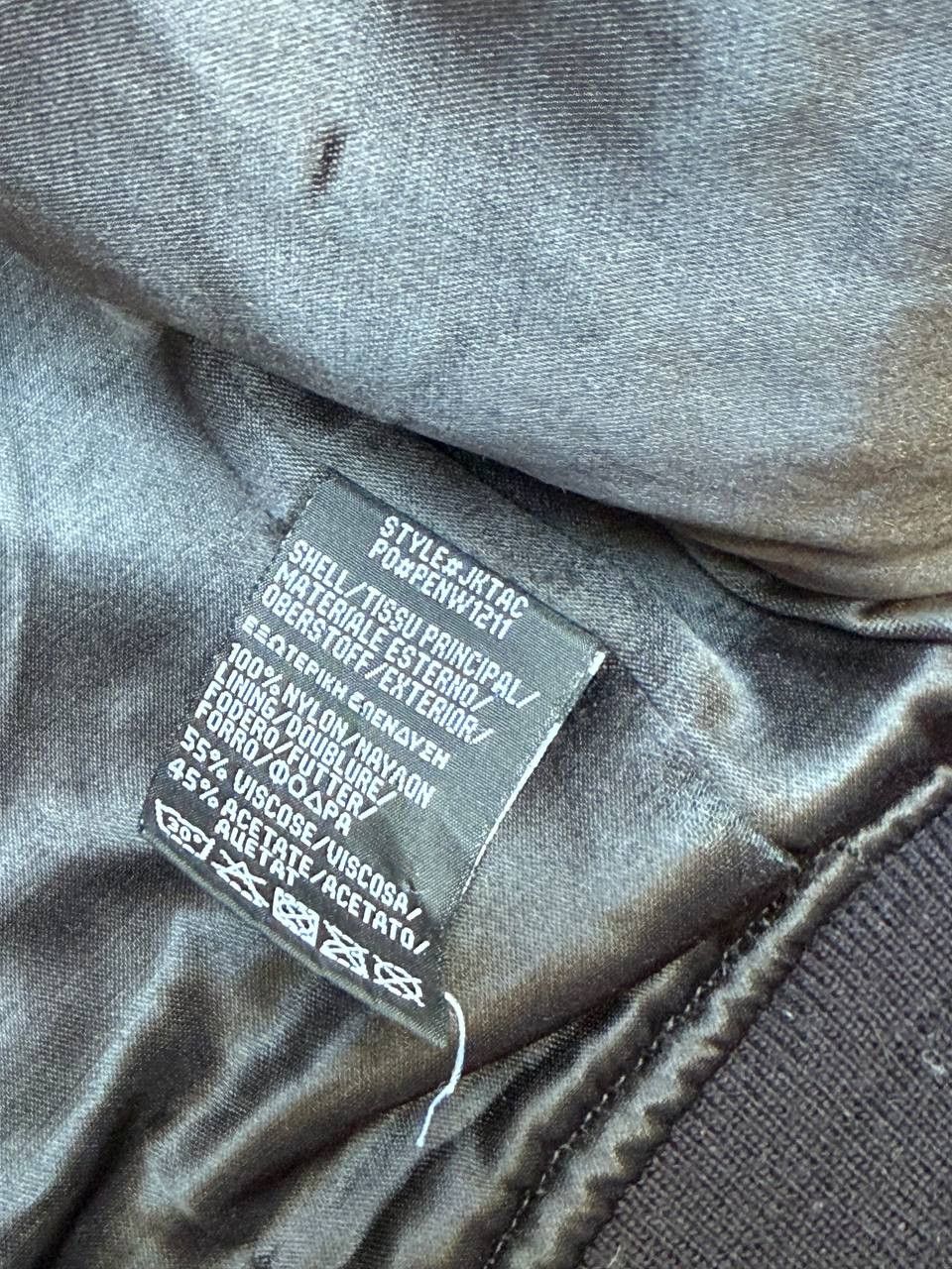 Schott Schott NYC American College Nylon Mens Black Bomber Jacket M Size US M / EU 48-50 / 2 - 16 Thumbnail