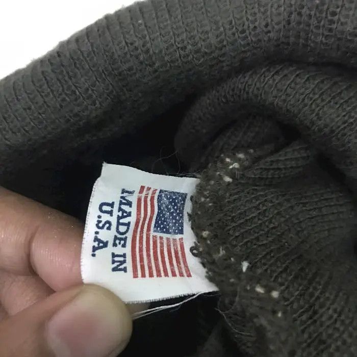 Other Vintage Made In USA Army Beanie Hat Size ONE SIZE - 5 Thumbnail