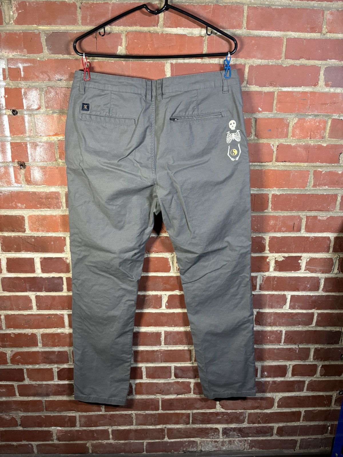 Roark Roark Porter 3.0 Embroidered Chino Skeleton Men 34 R 35x31.5 Size US 34 / EU 50 - 5 Thumbnail