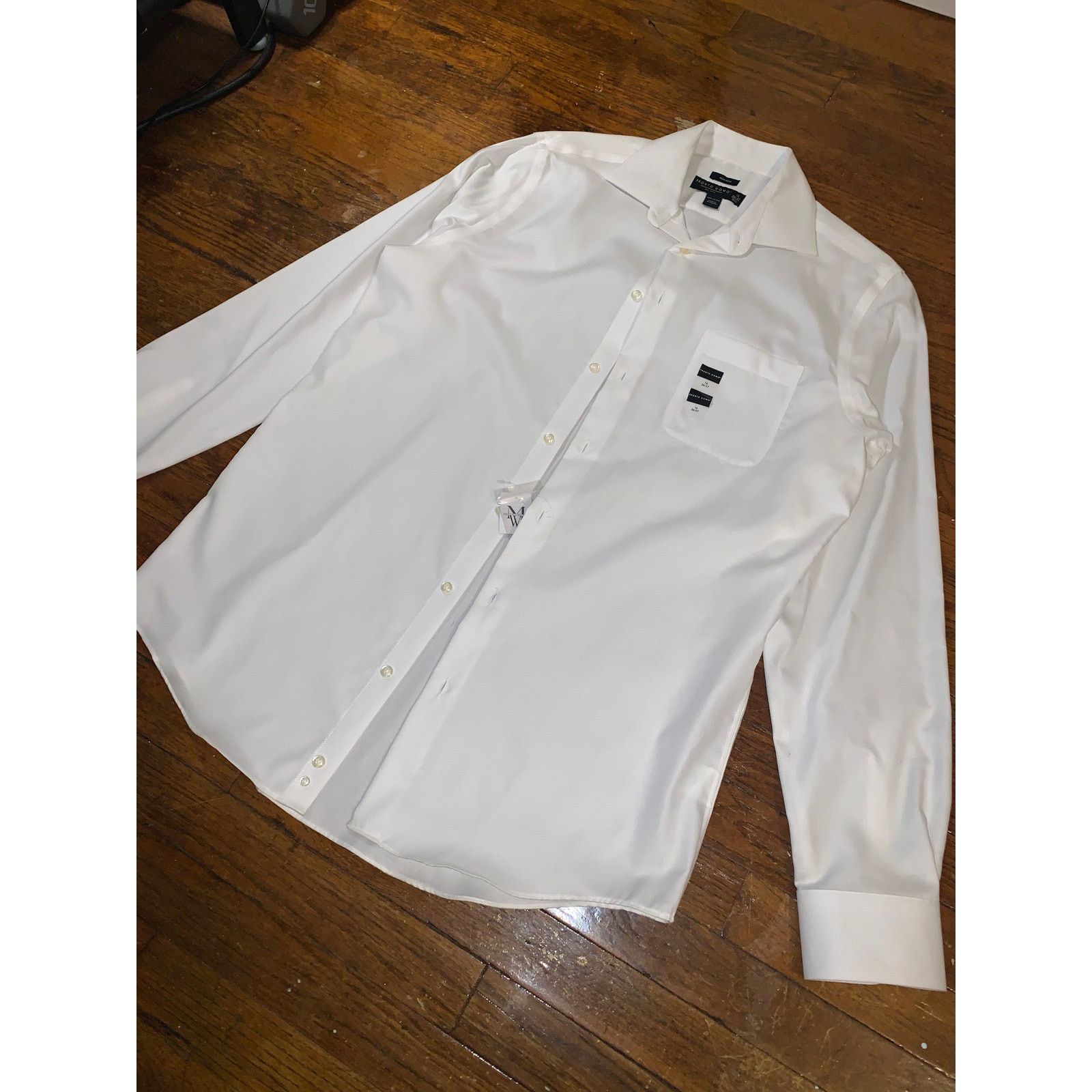 Pronto Uomo Pronto Uomo White Dress Shirt 16 36/37 Tall NWT Size US L / EU 52-54 / 3 - 6 Thumbnail
