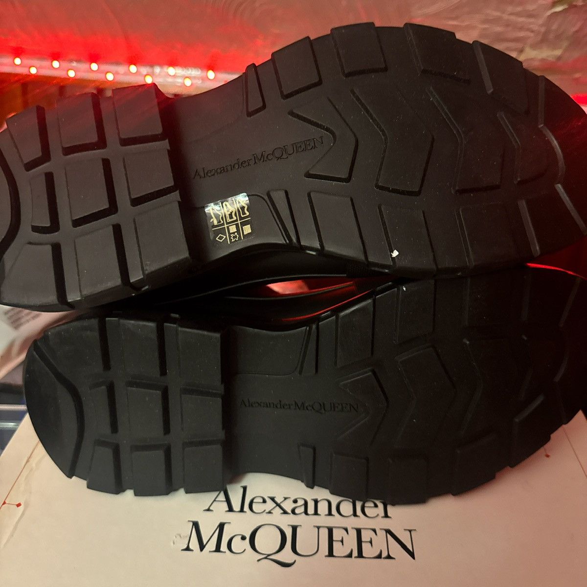 Alexander McQueen Alexander McQueen Tread Slick Logo Intarsia Boots Size US 13 / EU 46 - 7 Thumbnail
