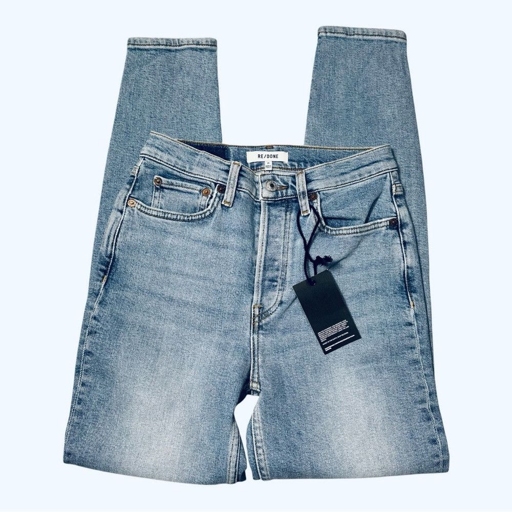 RE/DONE NWT New $275 RE/DONE High Rise Skinny Mid 90s Wash Jeans Si Size 25" / US 0 / IT 36 - 3 Thumbnail