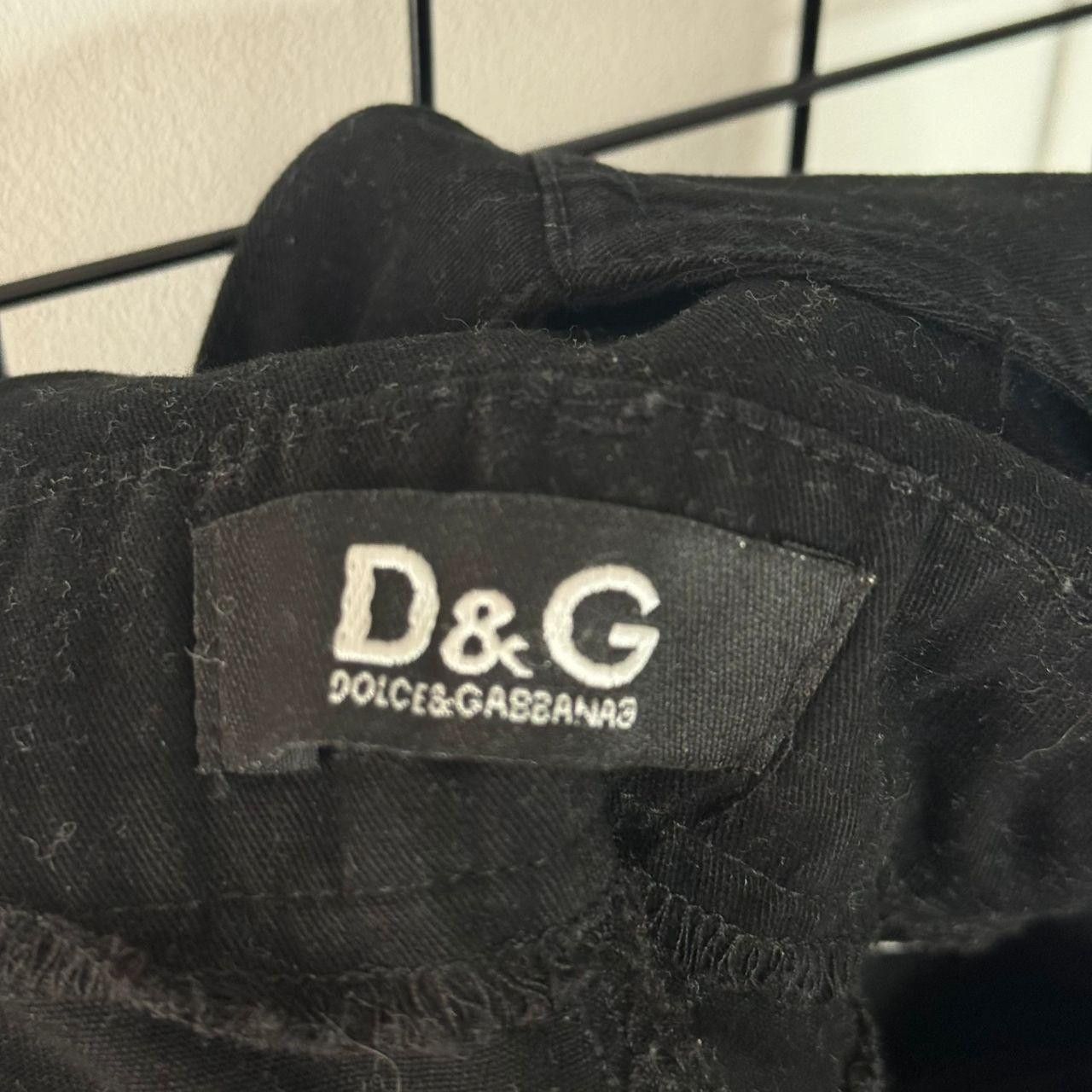 Dolce & Gabbana Dolce and Gabbana Short Skirt Black 2000s Embroidered Size M / US 6-8 / IT 42-44 - 6 Thumbnail