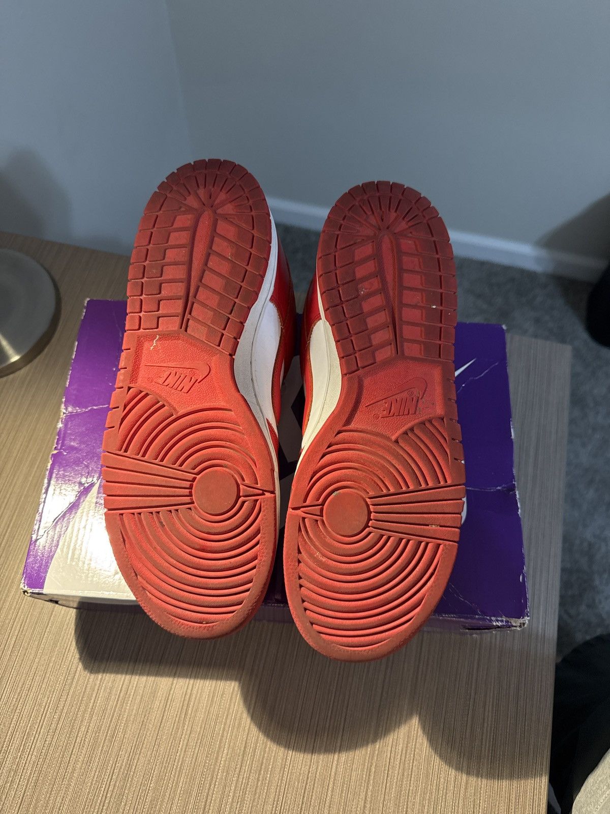 Nike Nike Dunk Low Top University Red Size US 9.5 / EU 42-43 - 5 Thumbnail