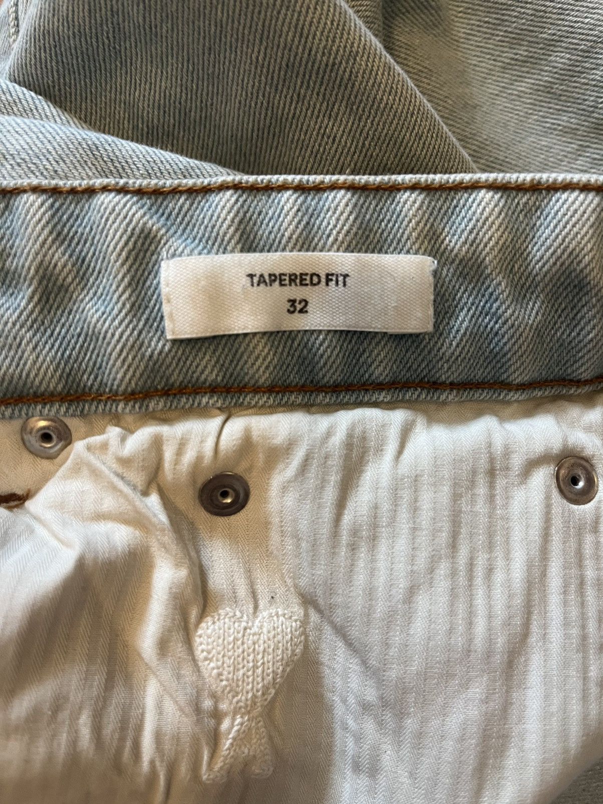 AMI AMI Paris Tapered Fit Mens Jeans size 32 Size US 32 / EU 48 - 6 Thumbnail