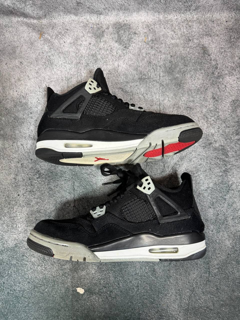 Jordan Brand Size 7 | Jordan 4 Black Canvas No Box | Pre-Owned Size US 7 / EU 40 - 6 Thumbnail