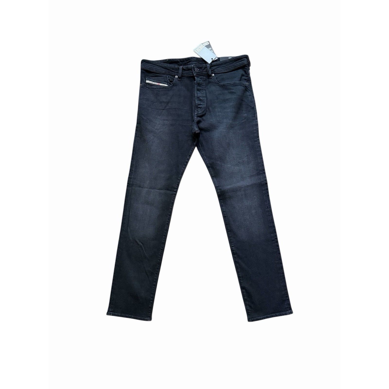 Diesel Diesel Mens Buster Tapered Jeans RE063 Black $250 Size 36/32 Size US 36 / EU 52 - 1 Thumbnail