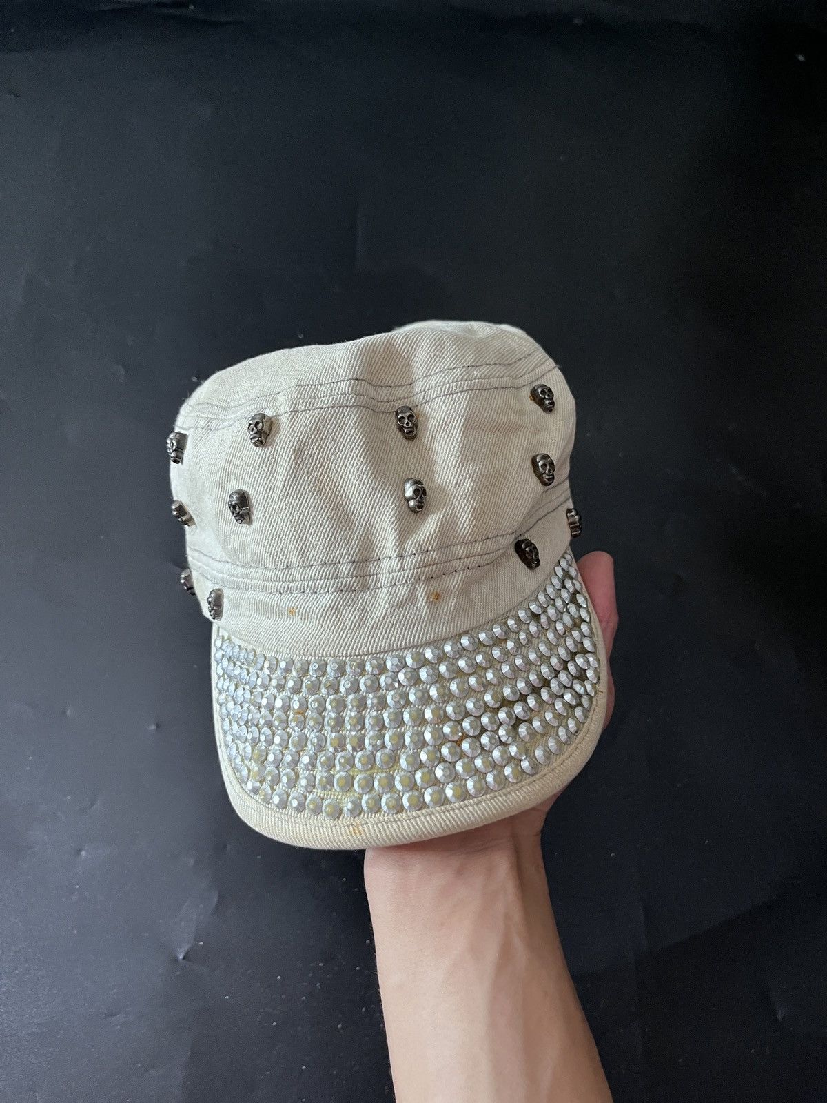 Japanese Brand Commando Hat Skulls Studded punk Size ONE SIZE - 1 Thumbnail