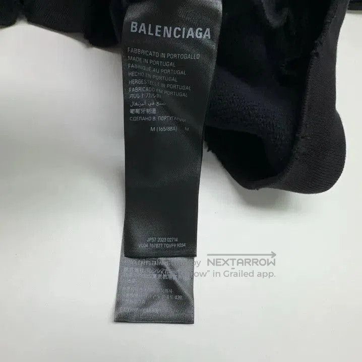 Balenciaga Balenciaga Black Logo Hooded Sweatshirt Unisex. Size US M / EU 48-50 / 2 - 3 Thumbnail