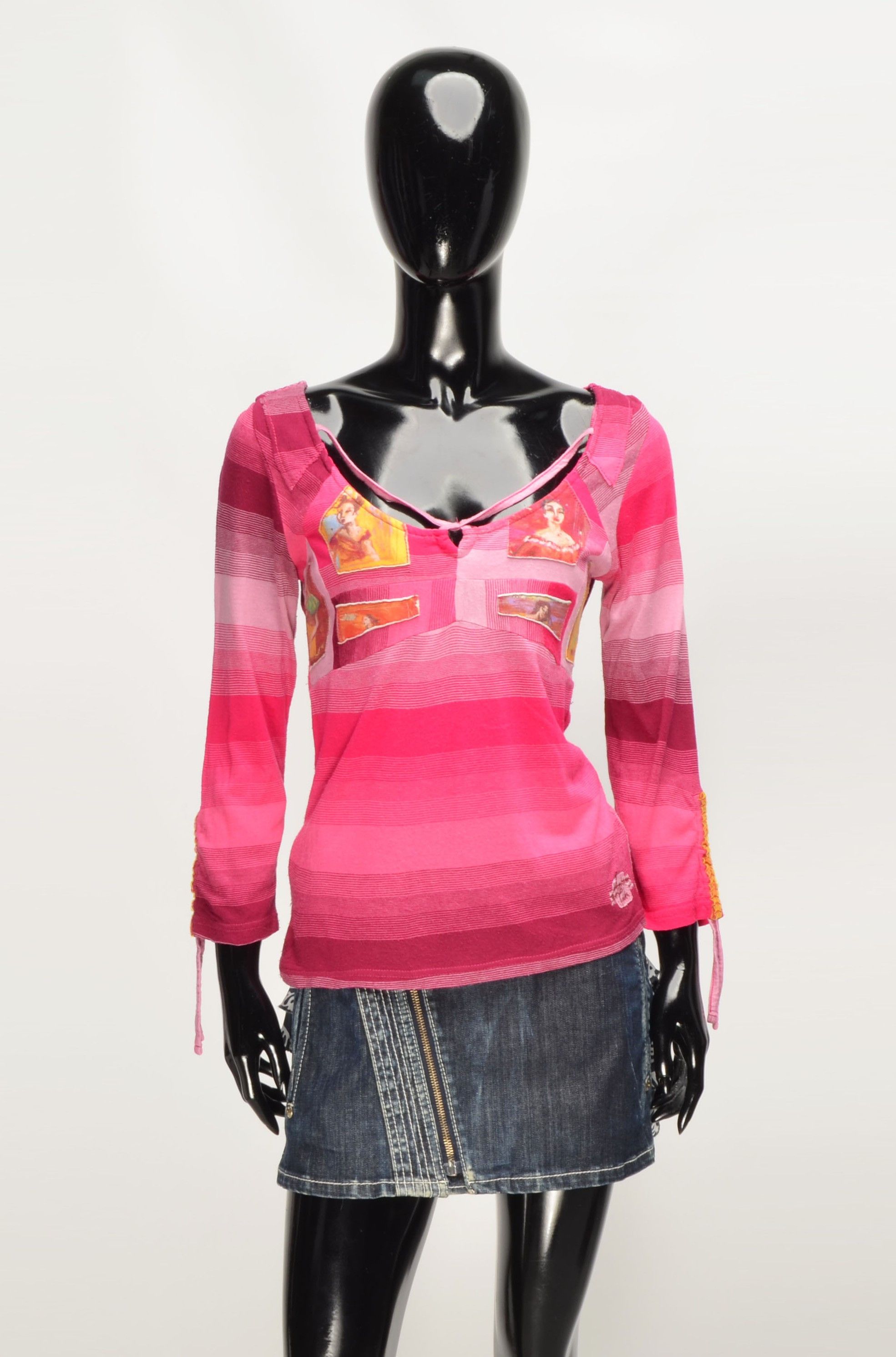 Designer Aventures des Toiles Y2K Kidcore Cute Top Size XS / US 0-2 / IT 36-38 - 1 Thumbnail