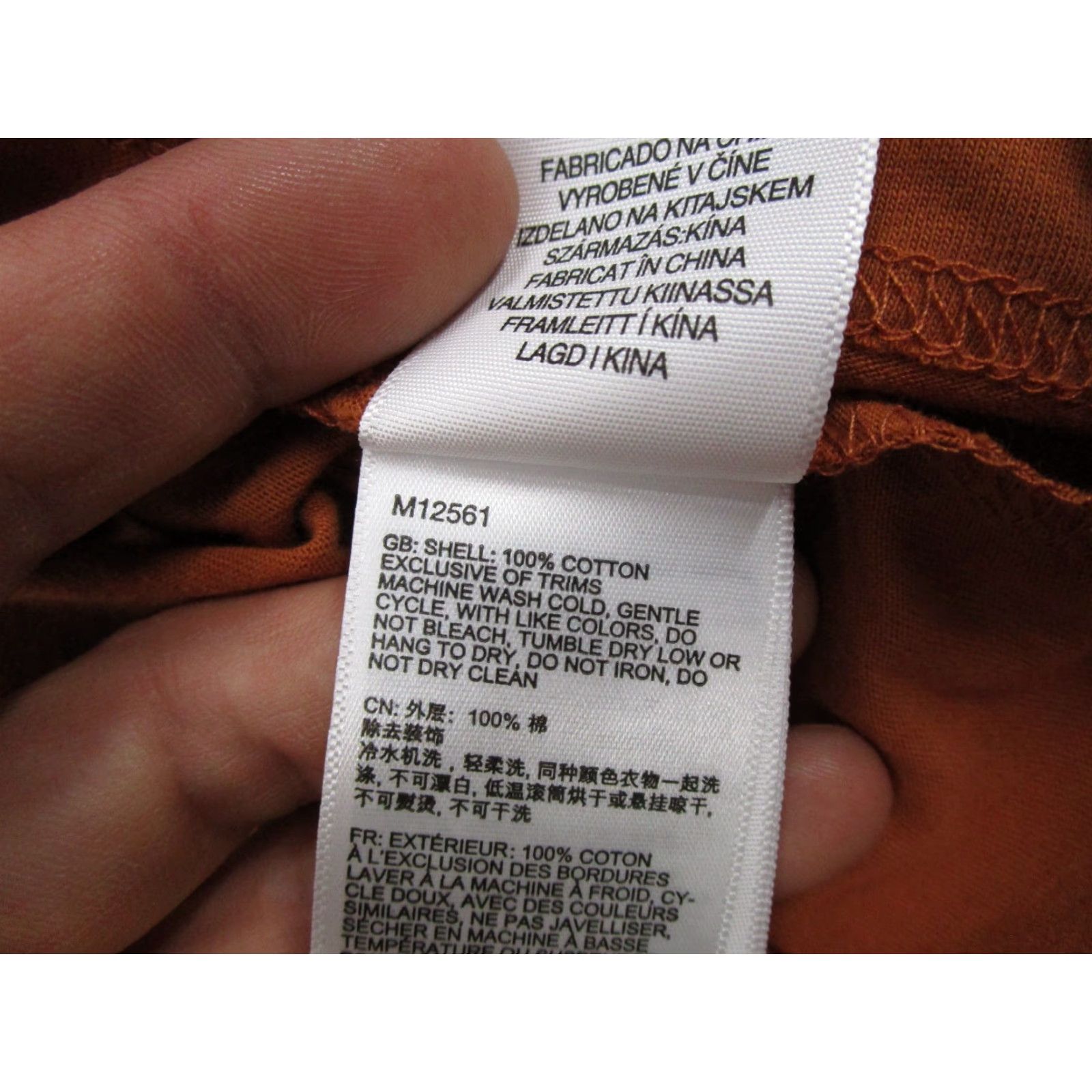 Marmot Marmot Outdoors Mountain Graphic Logo Spell Out Orange T-Shirt Mens Size M Size US M / EU 48-50 / 2 - 4 Thumbnail