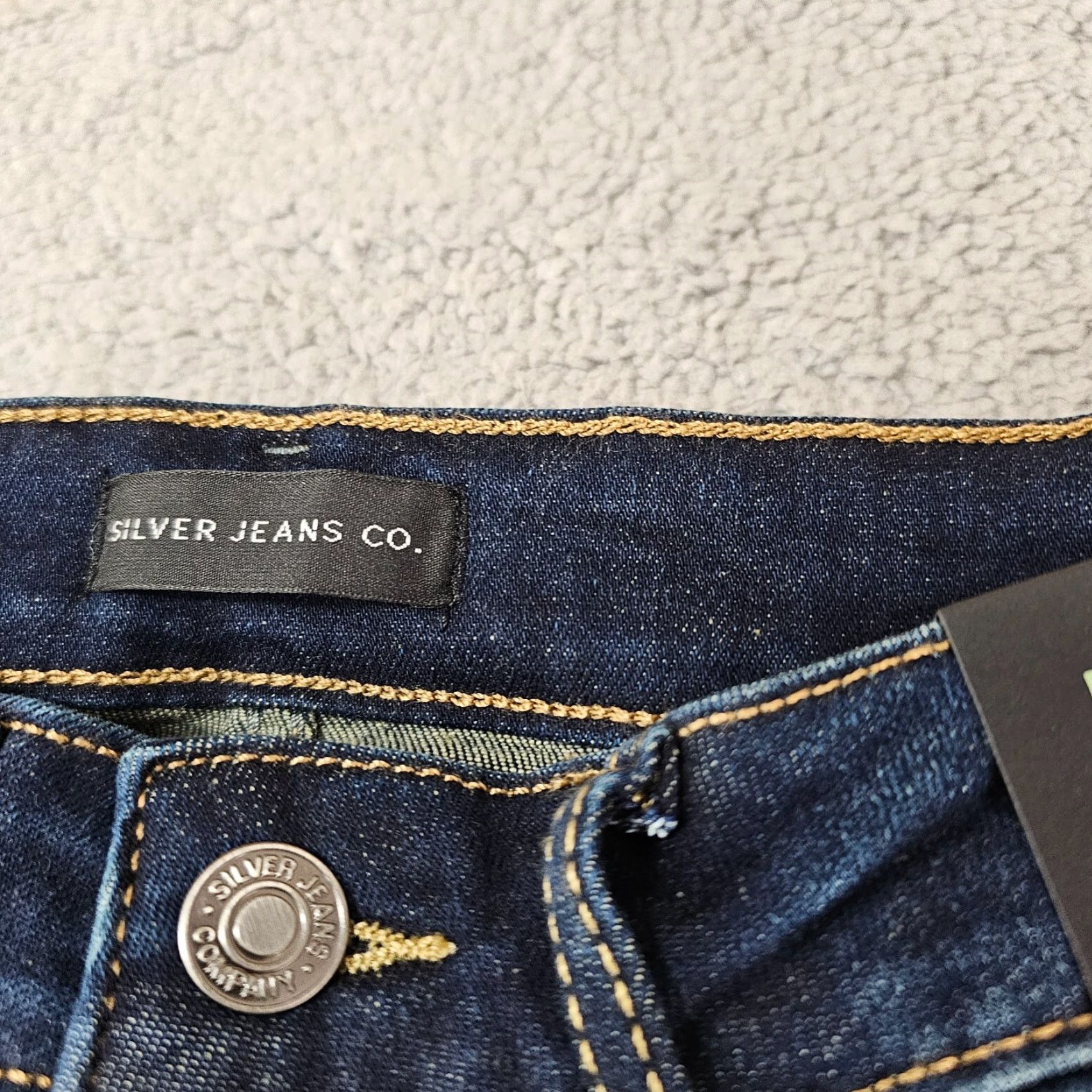 Silver Jeans Co. Silver Jeans Womens Small 29" Infinite Fit High Rise Skinny Leg Stretch Cotton Size 28" / US 6 / IT 42 - 6 Thumbnail