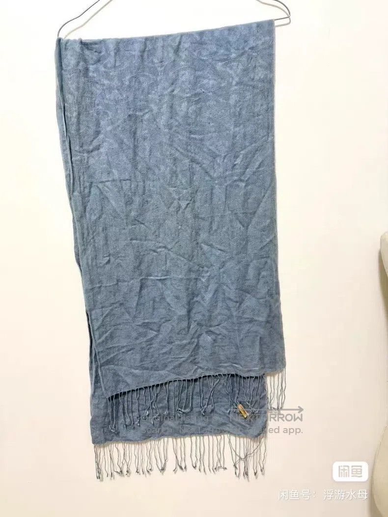 Vivienne Westwood Vivienne Westwood Blue Subtle Pattern Saturn Scarf Size ONE SIZE - 4 Thumbnail