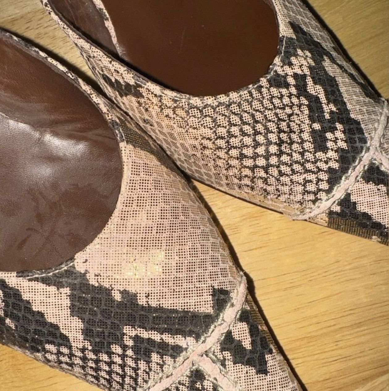 Donald Pliner Donald Pliner Snakeskin Heels Size US 9.5 / IT 39.5 - 4 Thumbnail