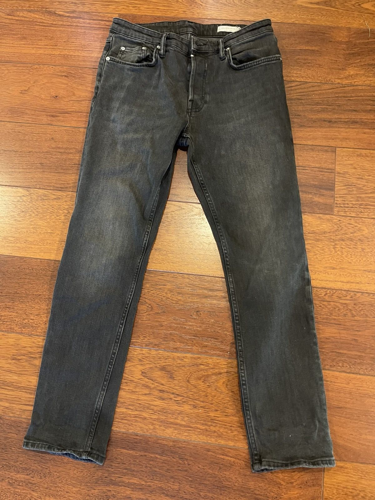 Allsaints Mens slim button jeans Size US 30 / EU 46 - 1 Thumbnail