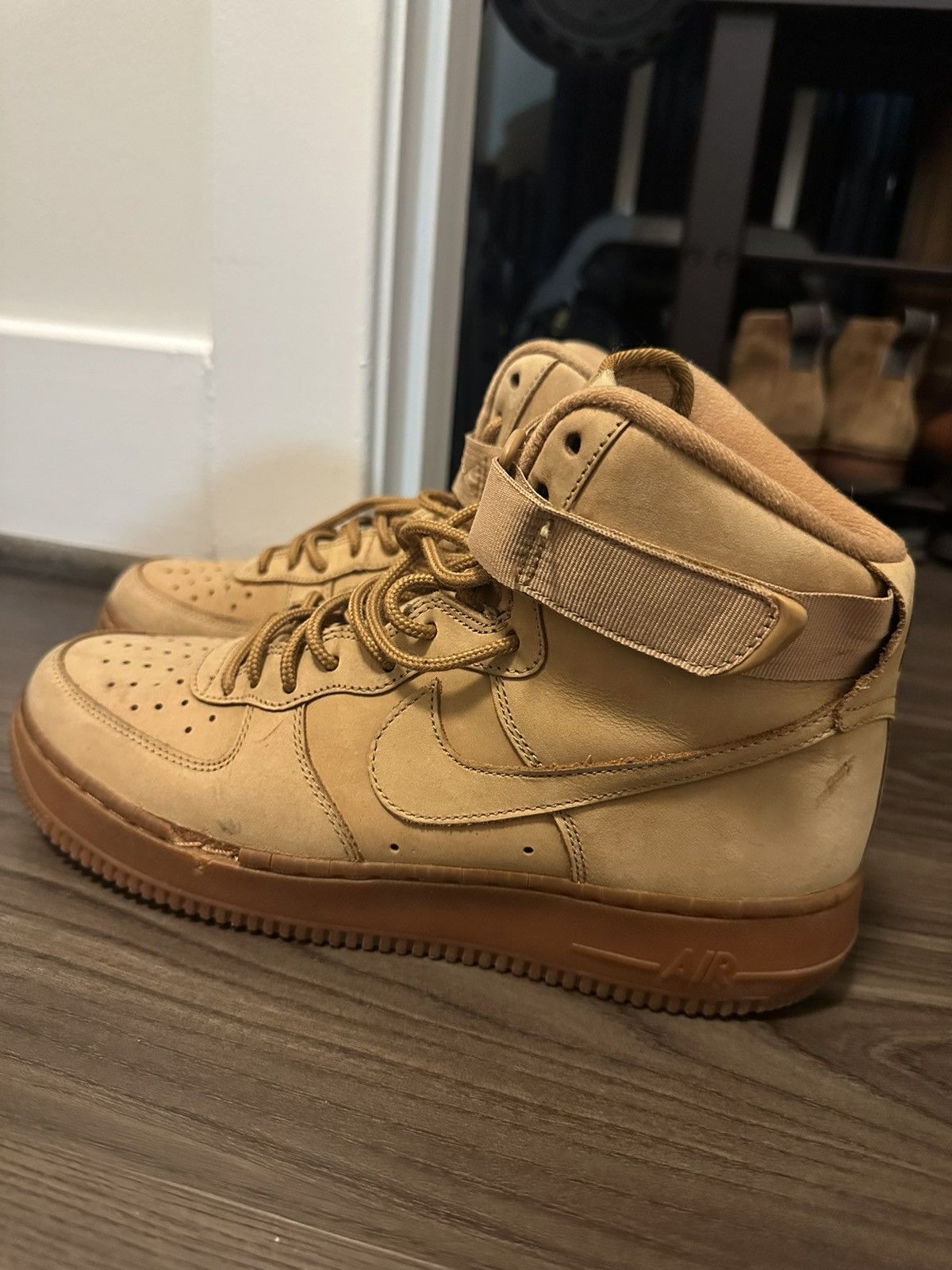 Nike Nike Air Force 1 High '07 LV8 WB Flax 2016 Size US 9 / EU 42 - 7 Thumbnail