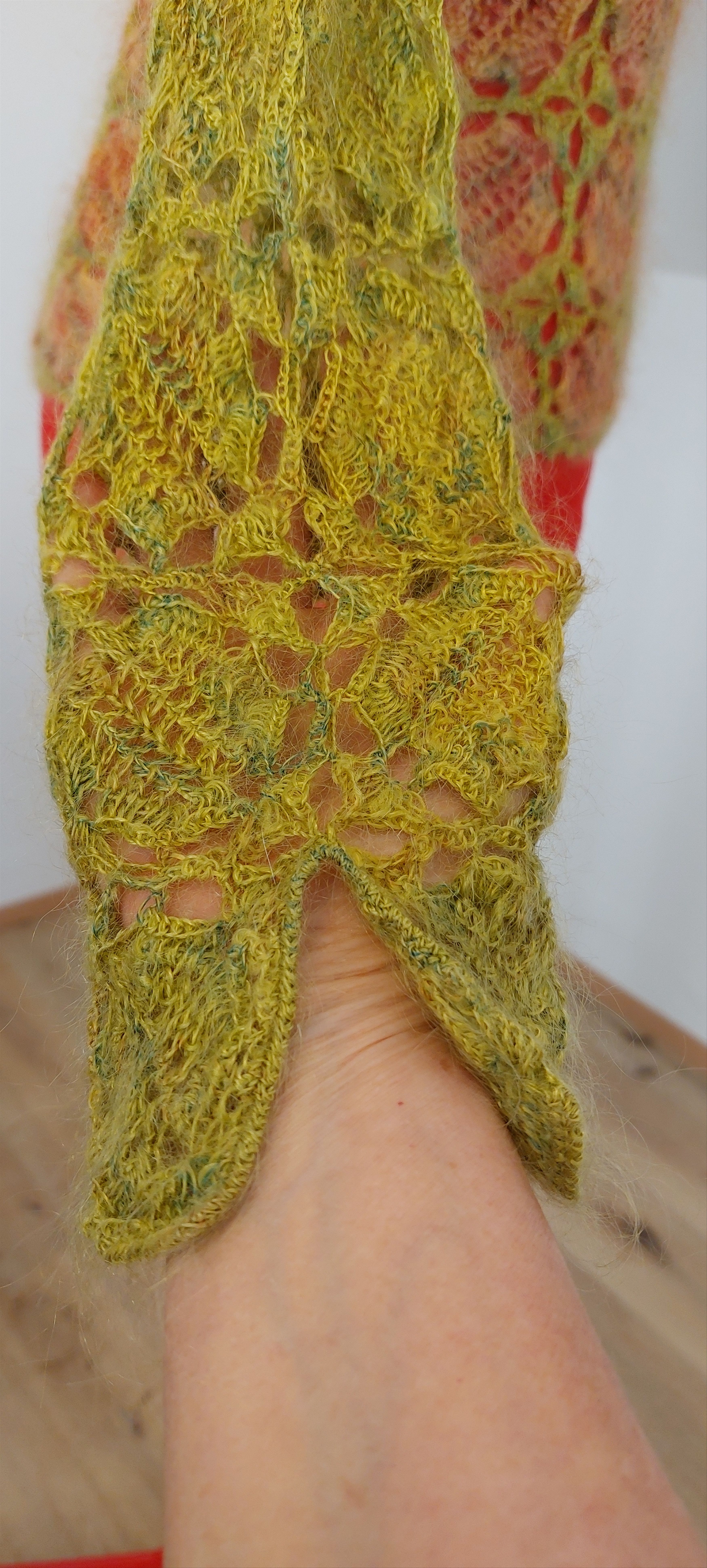 Handmade NWOT Vintage 2000s Mohair Crochet Longsleeve - S/M Size S / US 4 / IT 40 - 8 Thumbnail