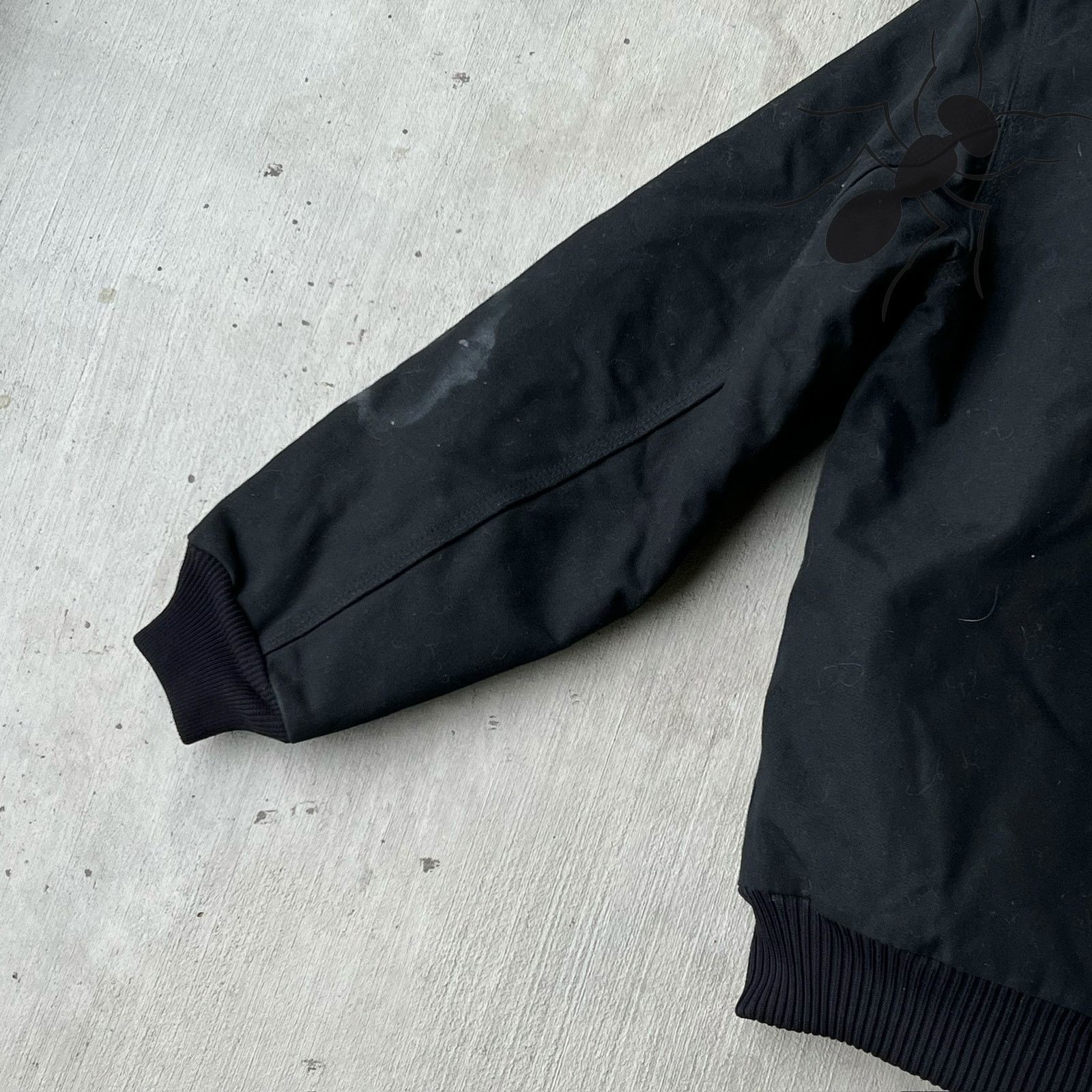 Carhartt × Vintage Carhartt J140 BLK black hooded work wear jacket Size US S / EU 44-46 / 1 - 9 Thumbnail