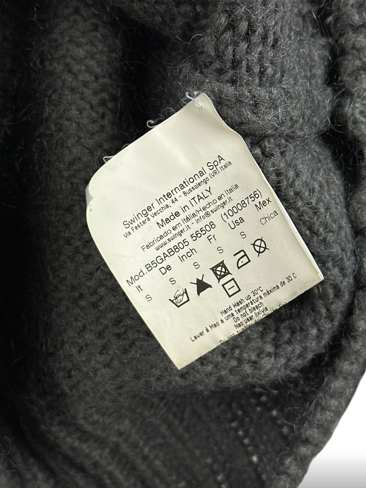 Versace Jeans Couture Versace Jeans Couture High Neck Wool Knit Sweater Golf Size US S / EU 44-46 / 1 - 9 Thumbnail