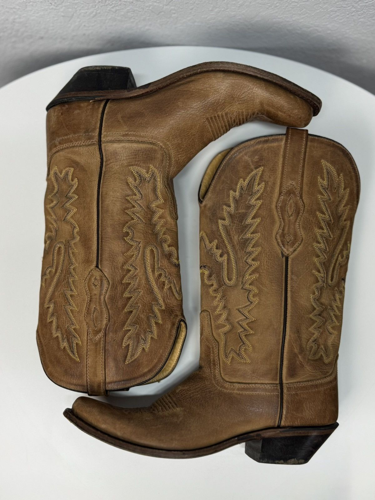 Vintage Leather Python Alligator Boots Western Rick Owen’s