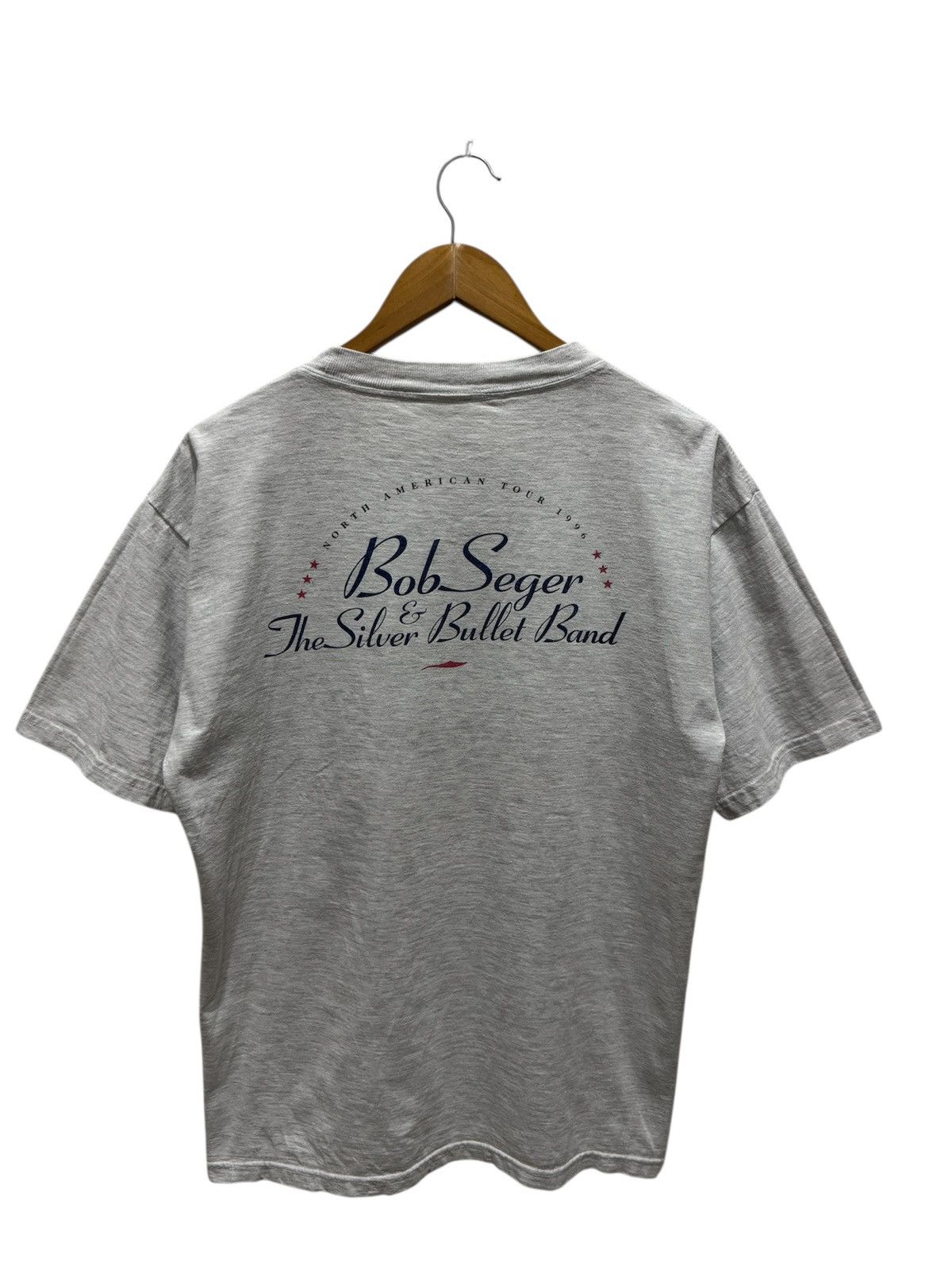 Band Tees × Vintage Vintage 90’s Bob Seger The Silver Bullet Band Tour Size US L / EU 52-54 / 3 - 2 Thumbnail