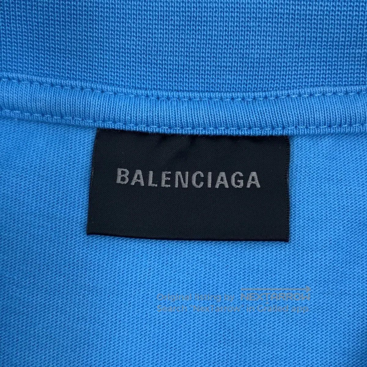 Balenciaga Blue Short Sleeve Casual Shirt. Size US M / EU 48-50 / 2 - 6 Thumbnail