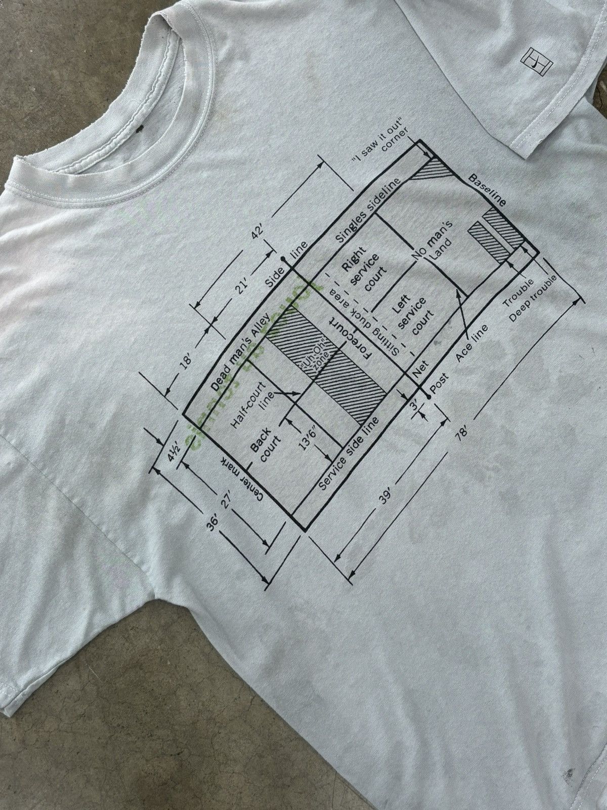 Vintage Vintage Blue Print No Man’s Landing Dead Ma’s Alley Tee XXL Size US XXL / EU 58 / 5 - 1 Thumbnail