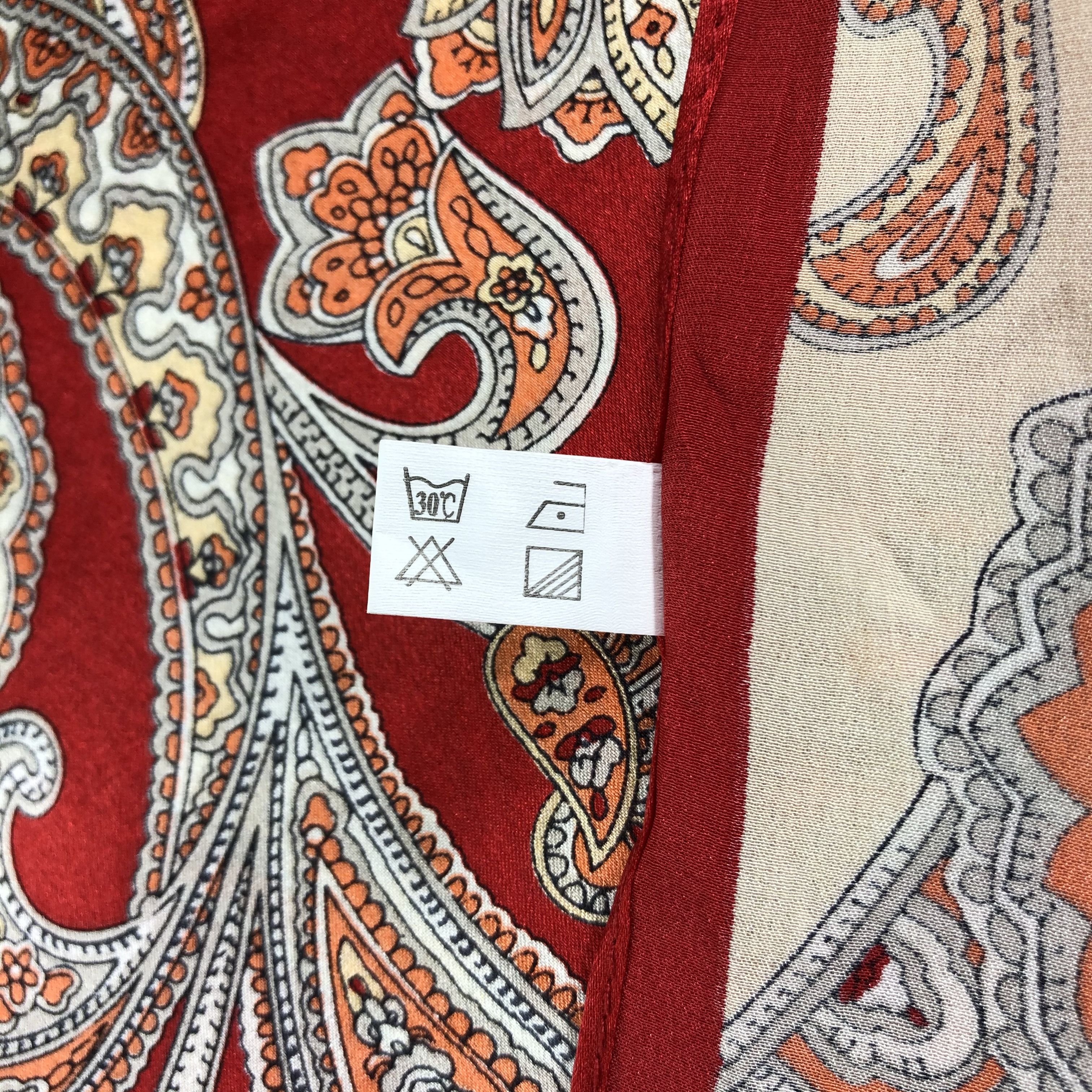 Vintage Vintage Silk Scarf Size ONE SIZE - 7 Thumbnail