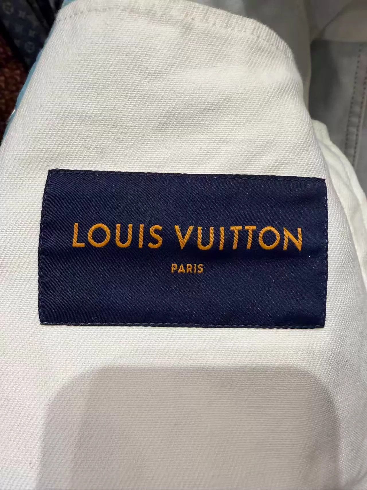 Louis Vuitton LV Blue White Ink Wash Denim Jacket Size US M / EU 48-50 / 2 - 2 Thumbnail