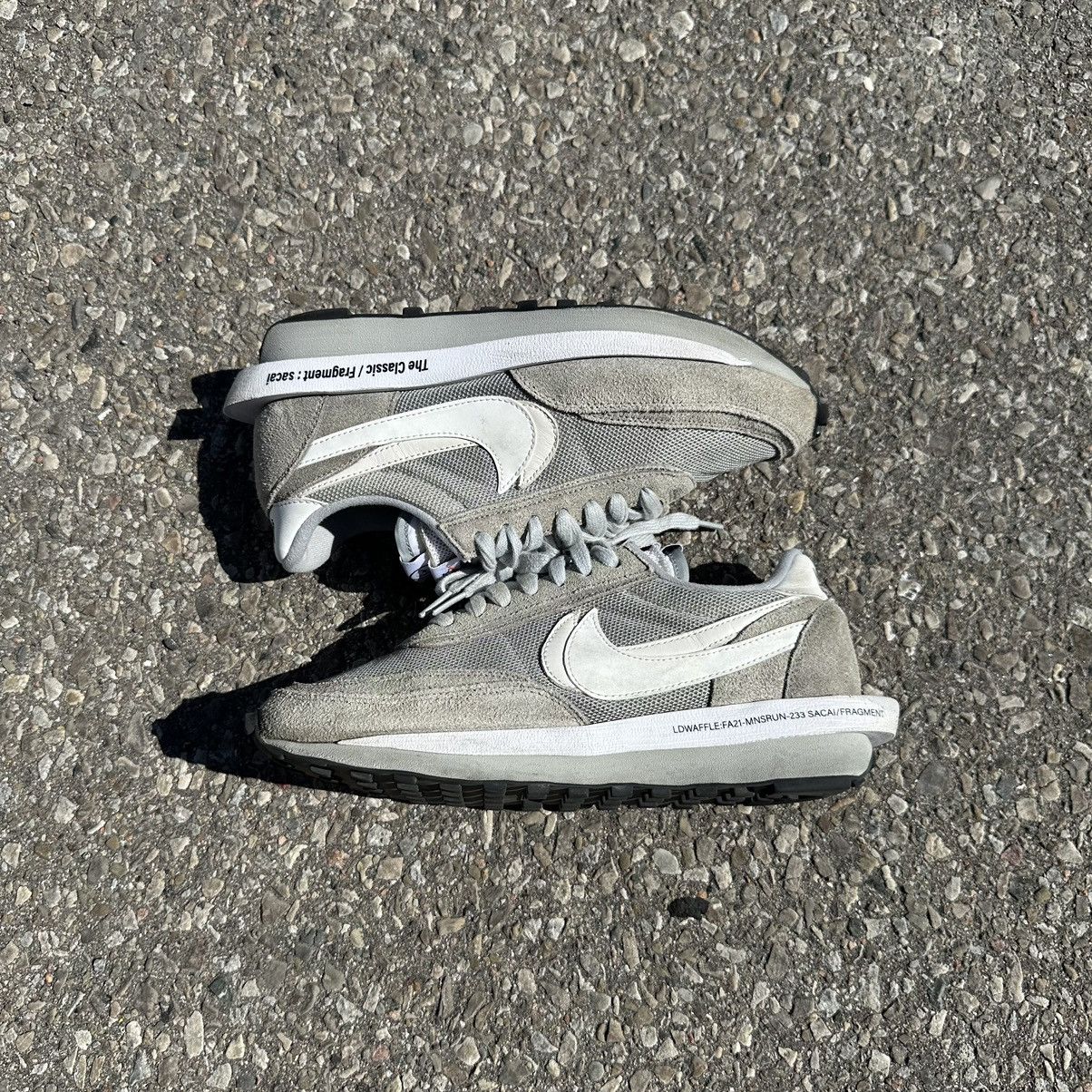 NIKE X SACAI X FRAGMENT LD WAFFLE SHOES