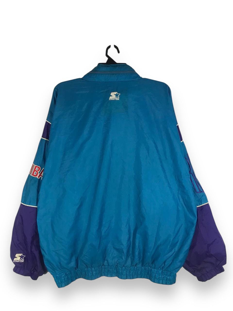 NBA Vintage charlotte hornets nba team starter jacket Size US XL / EU 56 / 4 - 6 Thumbnail