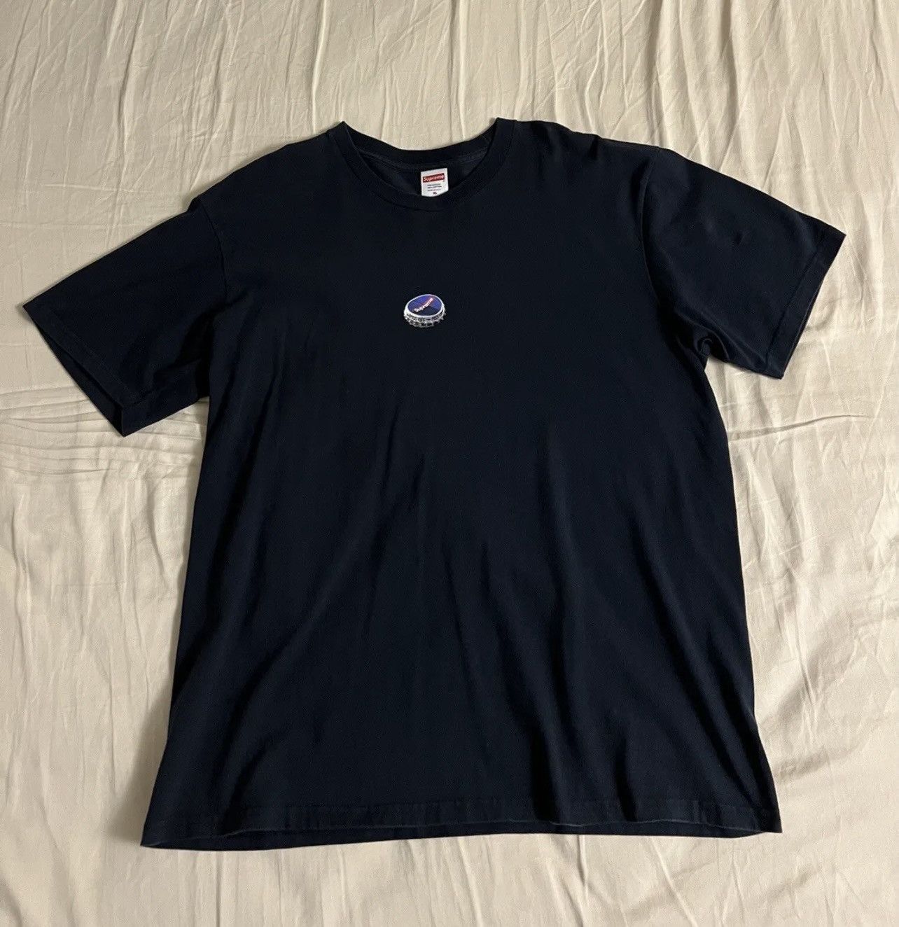 Supreme bottle cap tee black online