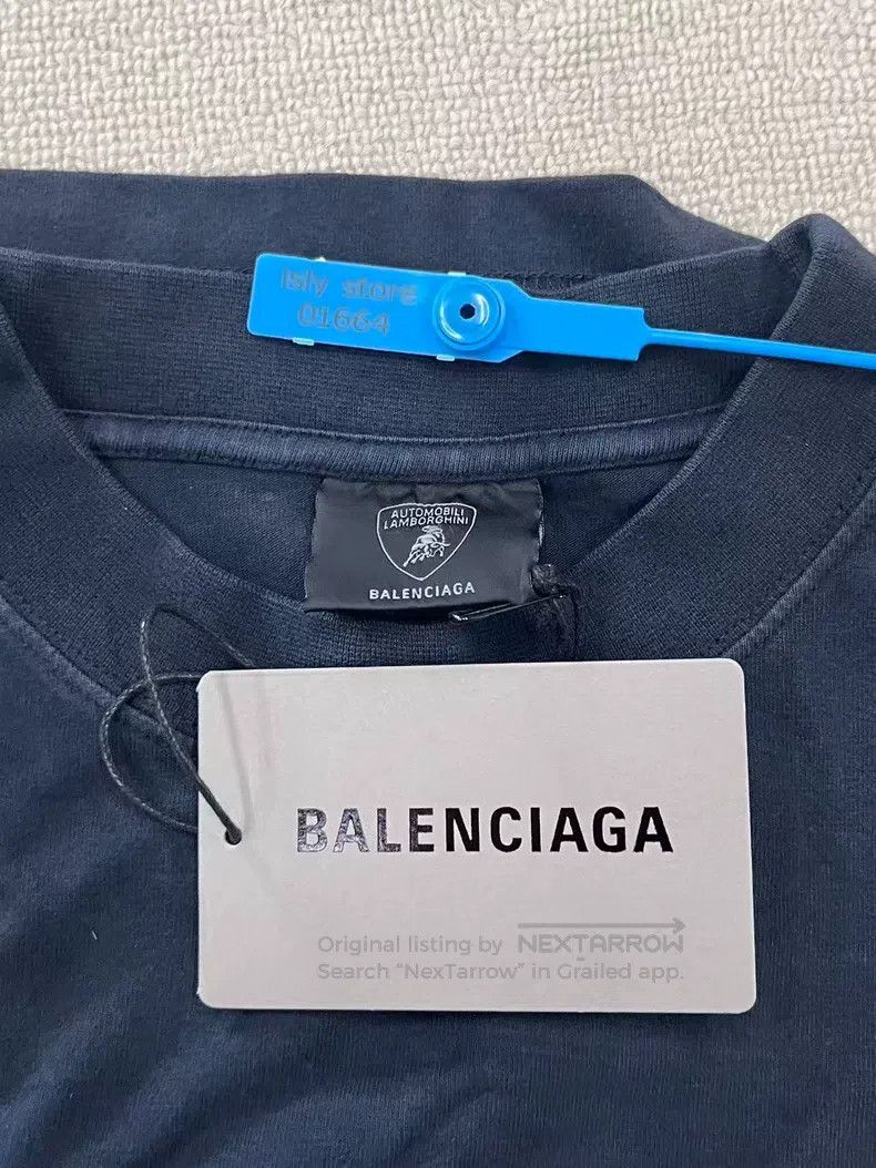 Balenciaga Balenciaga Collaboration limited edition faded stretch rou Size S / US 4 / IT 40 - 5 Thumbnail