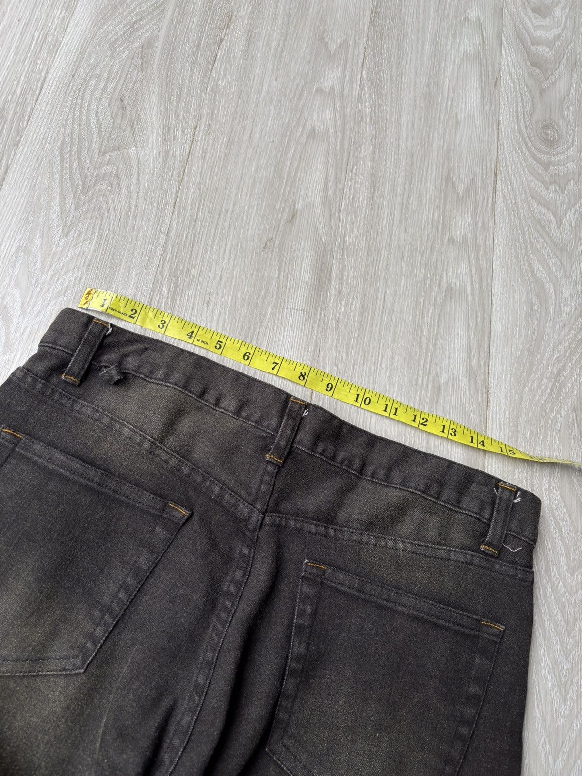 Japanese Brand MELROSE lace-up flare jeans Size US 31 - 5 Thumbnail