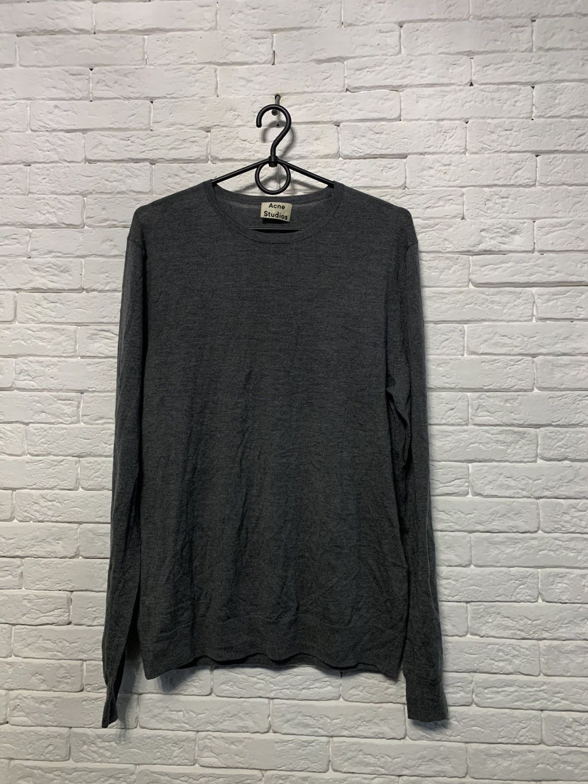 Pre-owned Acne Studios Light Sweater In Grey