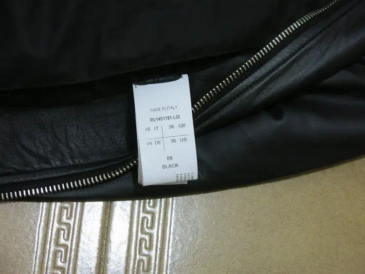 Rick Owens Rick Owens Intarsia Lambskin Leather Jacket Size US S / EU 44-46 / 1 - 5 Thumbnail