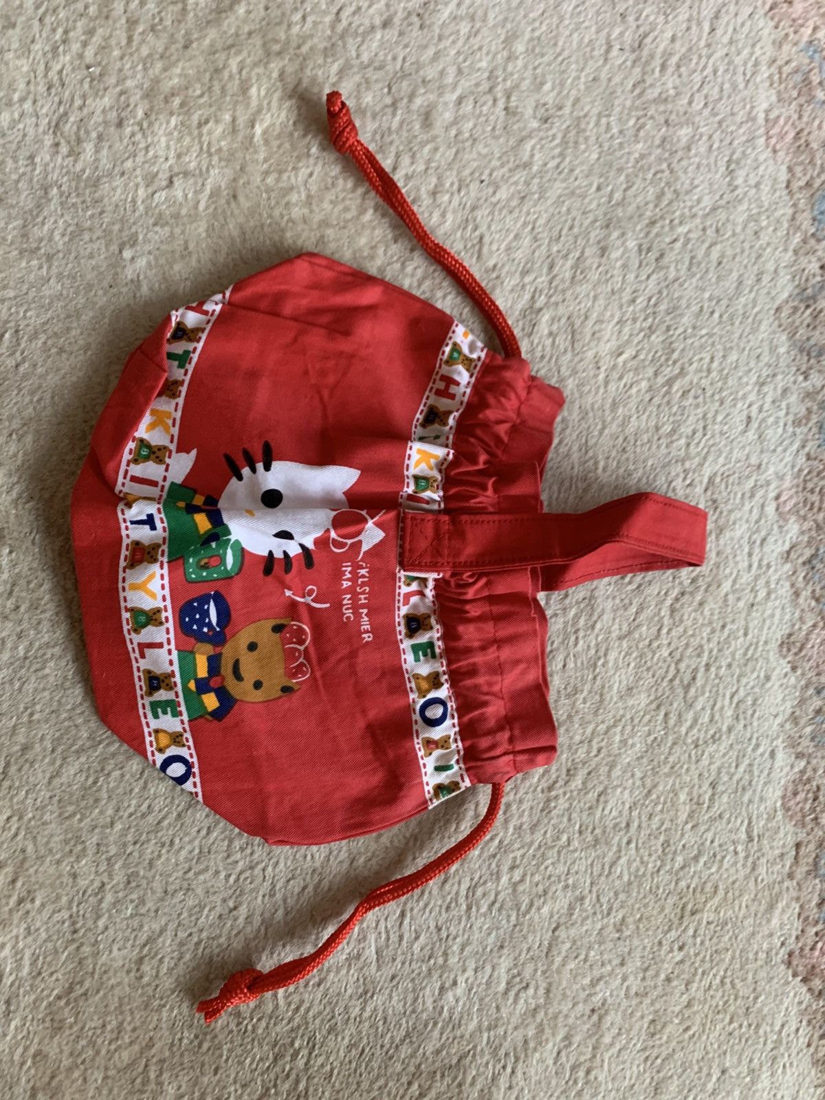 Vintage Vintage Thrifted Japanese Hello Kitty 90s Cotton Minibag Size ONE SIZE - 8 Thumbnail