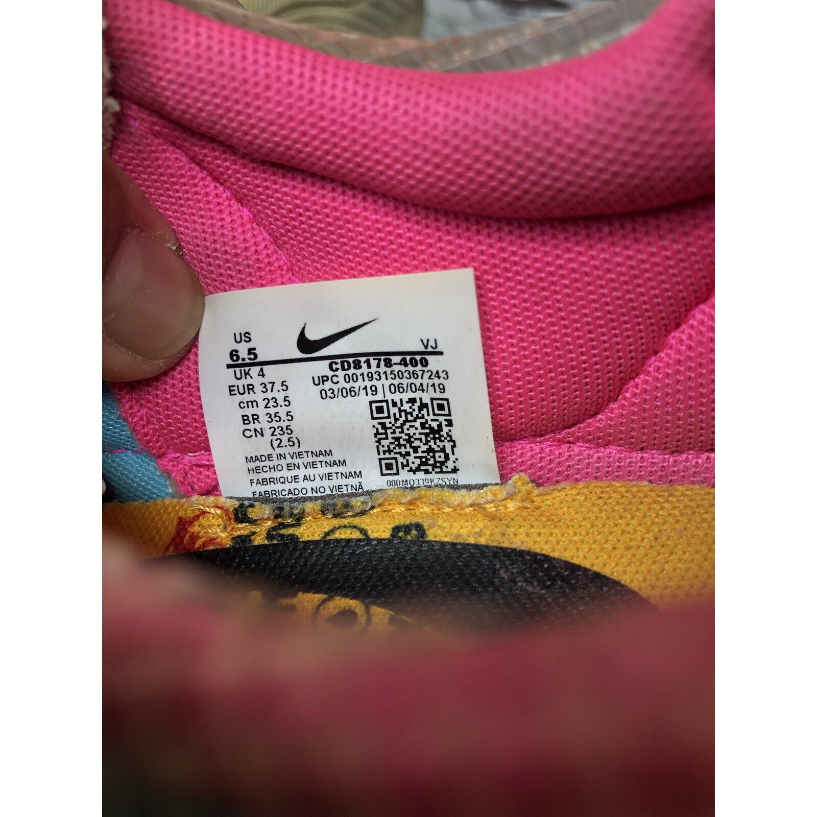 Nike Nike Off-White x Vapor Street Polarized Blue Lace Up Shoes W Size US 6.5 / IT 36.5 - 6 Thumbnail