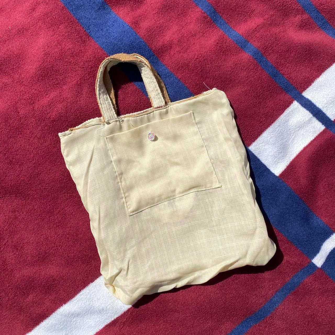 Vintage Vintage handmade needle point reversible Angel tote bag Size ONE SIZE - 3 Thumbnail