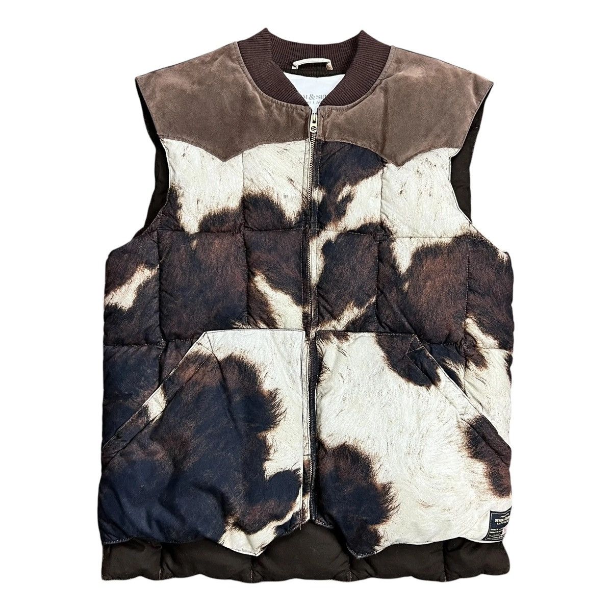Denim & Supply Ralph Lauren Denim & Supply Ralph Lauren Cow Print Puffer Size US S / EU 44-46 / 1 - 1 Thumbnail