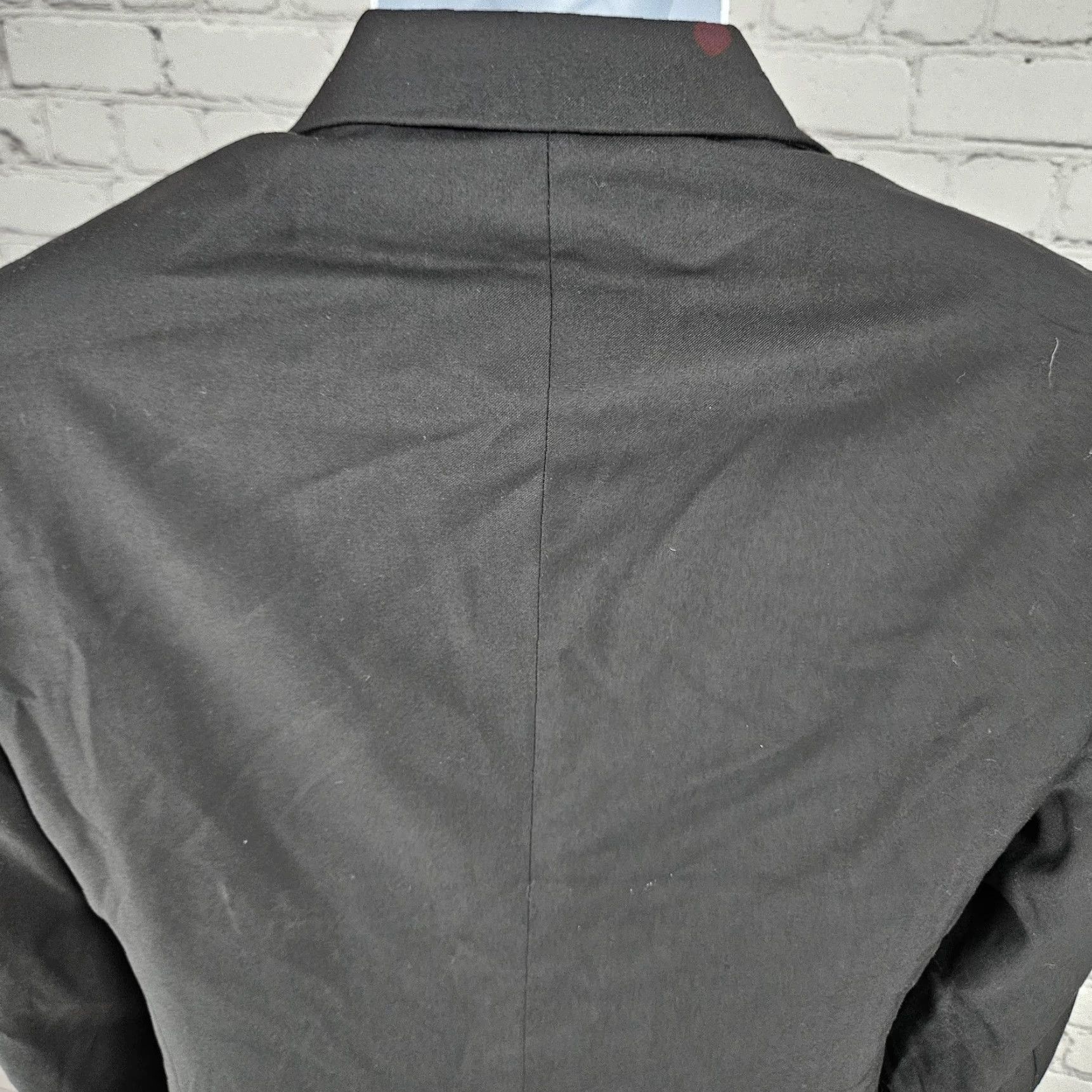 Vintage Caravelli Black Charles Hand Tailored 2 Button Tuxedo Blazer Jacket 34S Shirt Mens Regular Chest 36 in Notch Lapel Solid Short Vintage? Size 34R - 5 Thumbnail