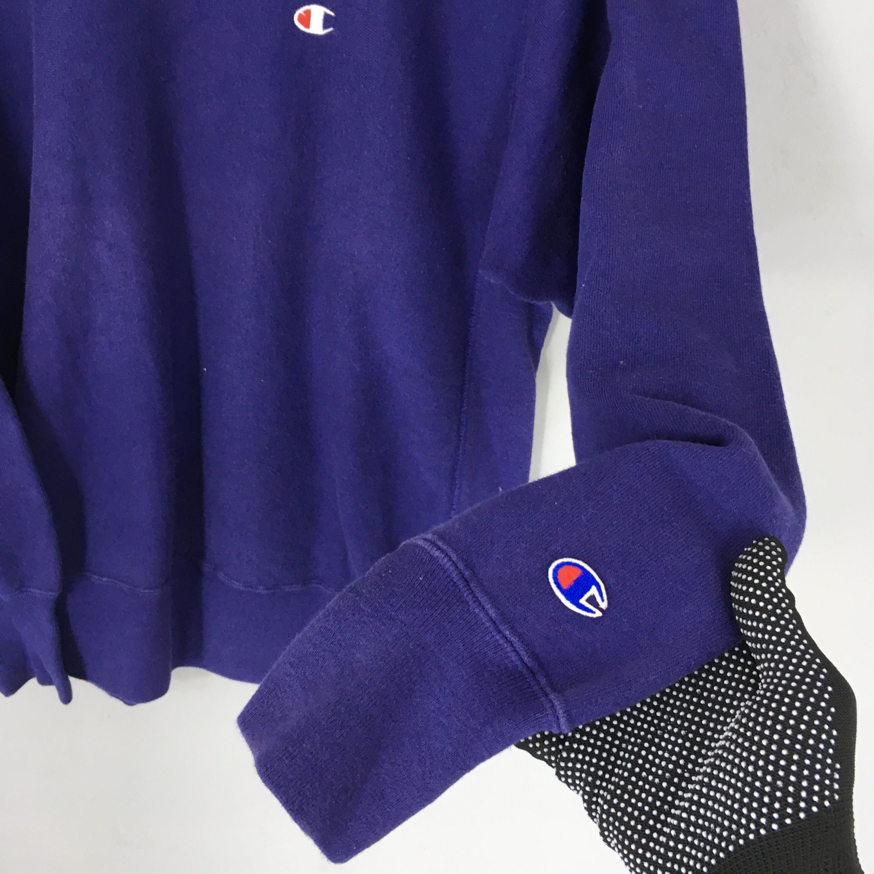 Champion × Vintage Vintage 1990s Champion Reverse Weave Sweatshirts Large Size US L / EU 52-54 / 3 - 5 Thumbnail