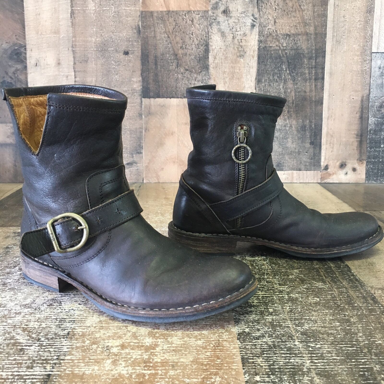 Fiorentini + Baker Fiorentini Baker Side Zip Buckle Ankle Boots Womens 5.5 Size US 5.5 / IT 35.5 - 12 Thumbnail