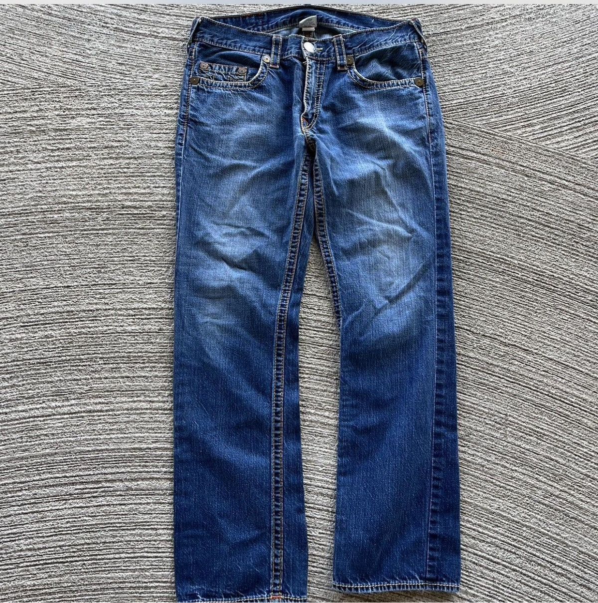 True Religion True Religion Blue Demin Jeans Size US 36 / EU 52 - 3 Thumbnail