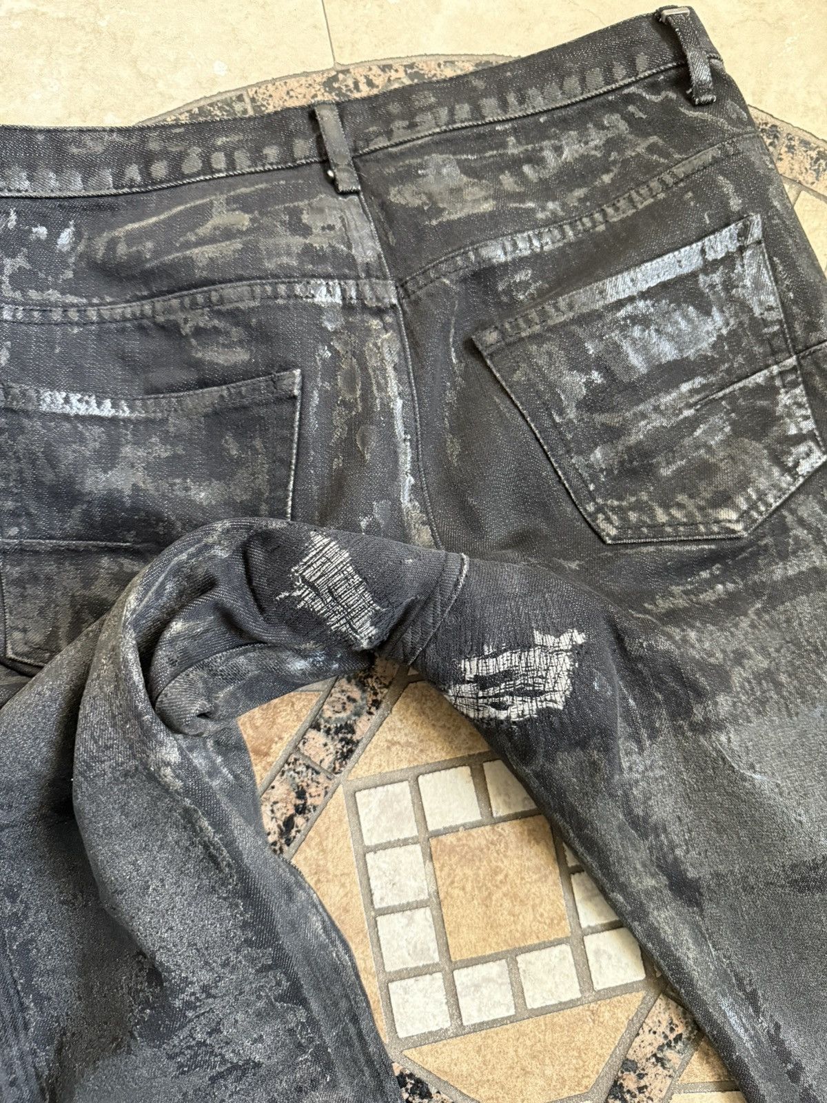 Dior × Hedi Slimane AW04 “VOTC” Luster Denim Size US 31 - 4 Thumbnail